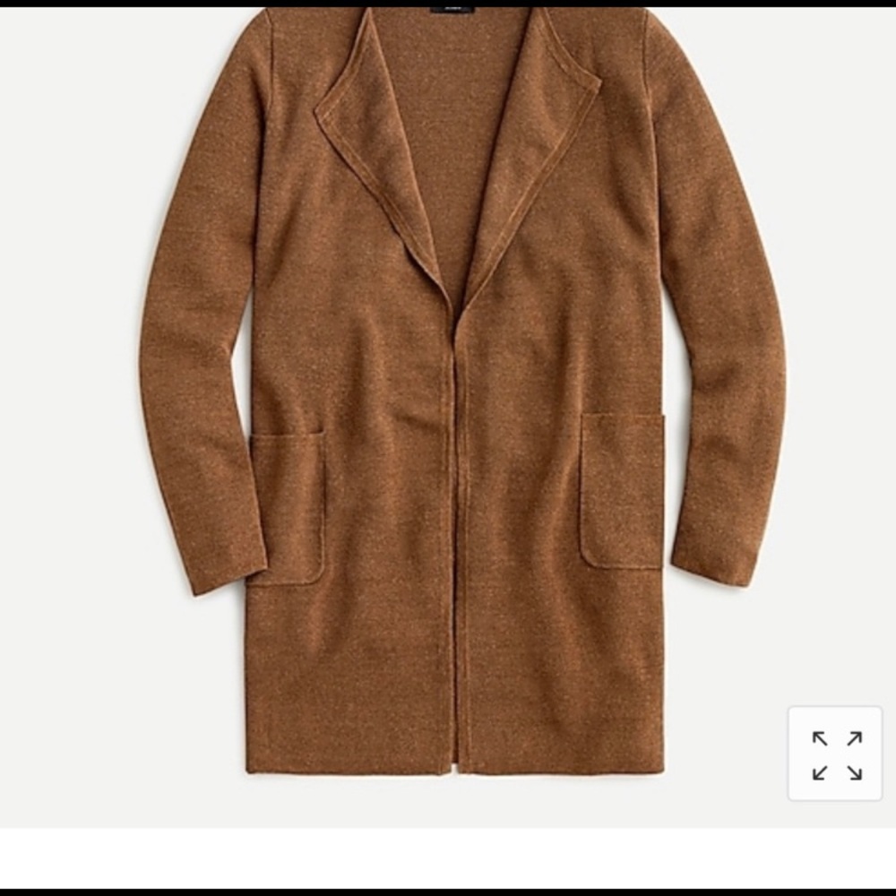 Juliette Sweater Blazer in light pecan NWT